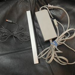 Nintendo Wii Power Cord and Sensor 