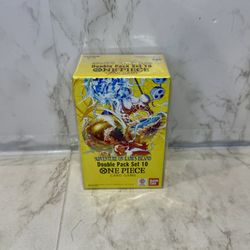 Brand New One Piece TCG OP-15 Adventure On Kami's Island Double Pack Set 10 
