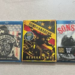Sons Of Anarchy Seasons 1,2,3