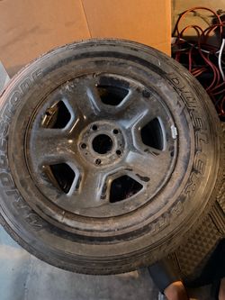 245/75R17 used tires and rims (5 lug)