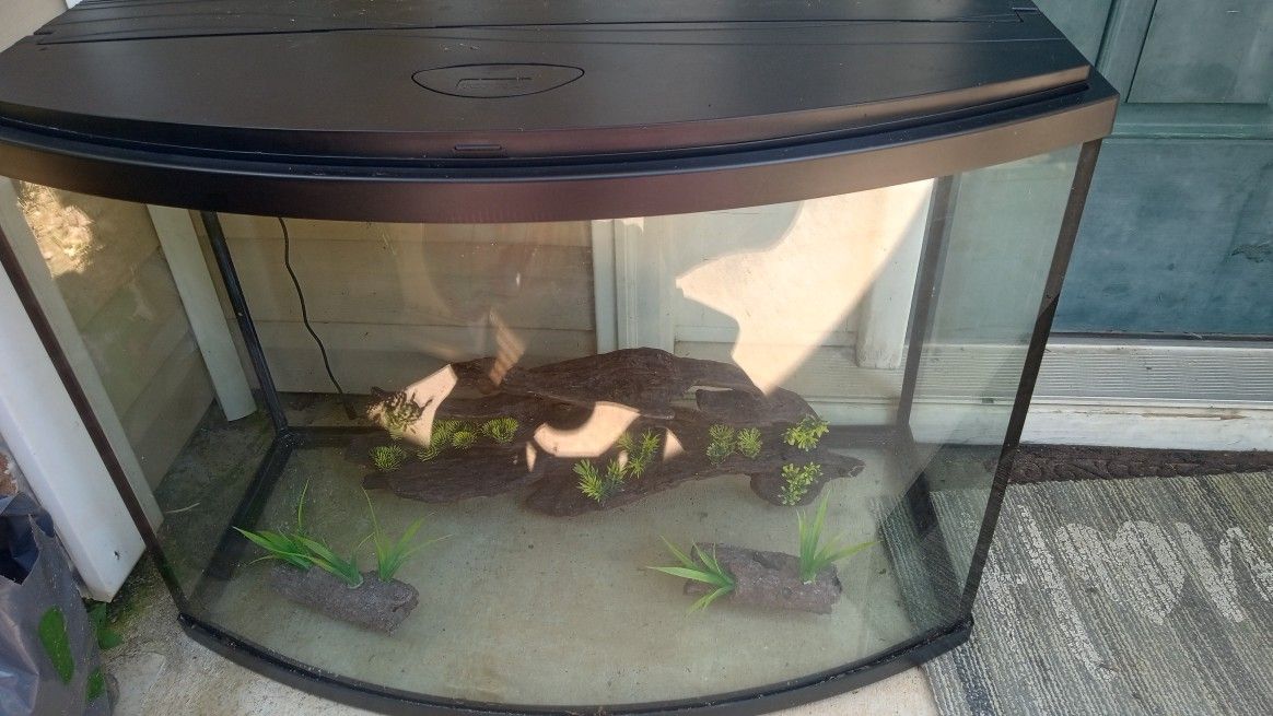 Topfin 50 Gallon Aquarium Full Set Up
