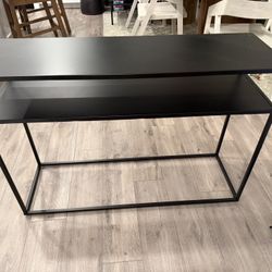 Console Table (black - Metal)