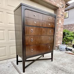 42"W19"D57.5"H Solid Wood Tall Artistic Chest Dresser 6 Drawers/ beautiful, solid wood 