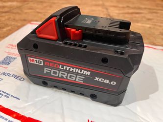 New Milwaukee M18 RedLithium Forge XC8.0 Battery
