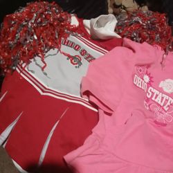 Ohio State 2 T/24 Months And 2 Pom Poms