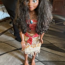 Disney Princess My Size Moana Doll Jointed 32 Inch