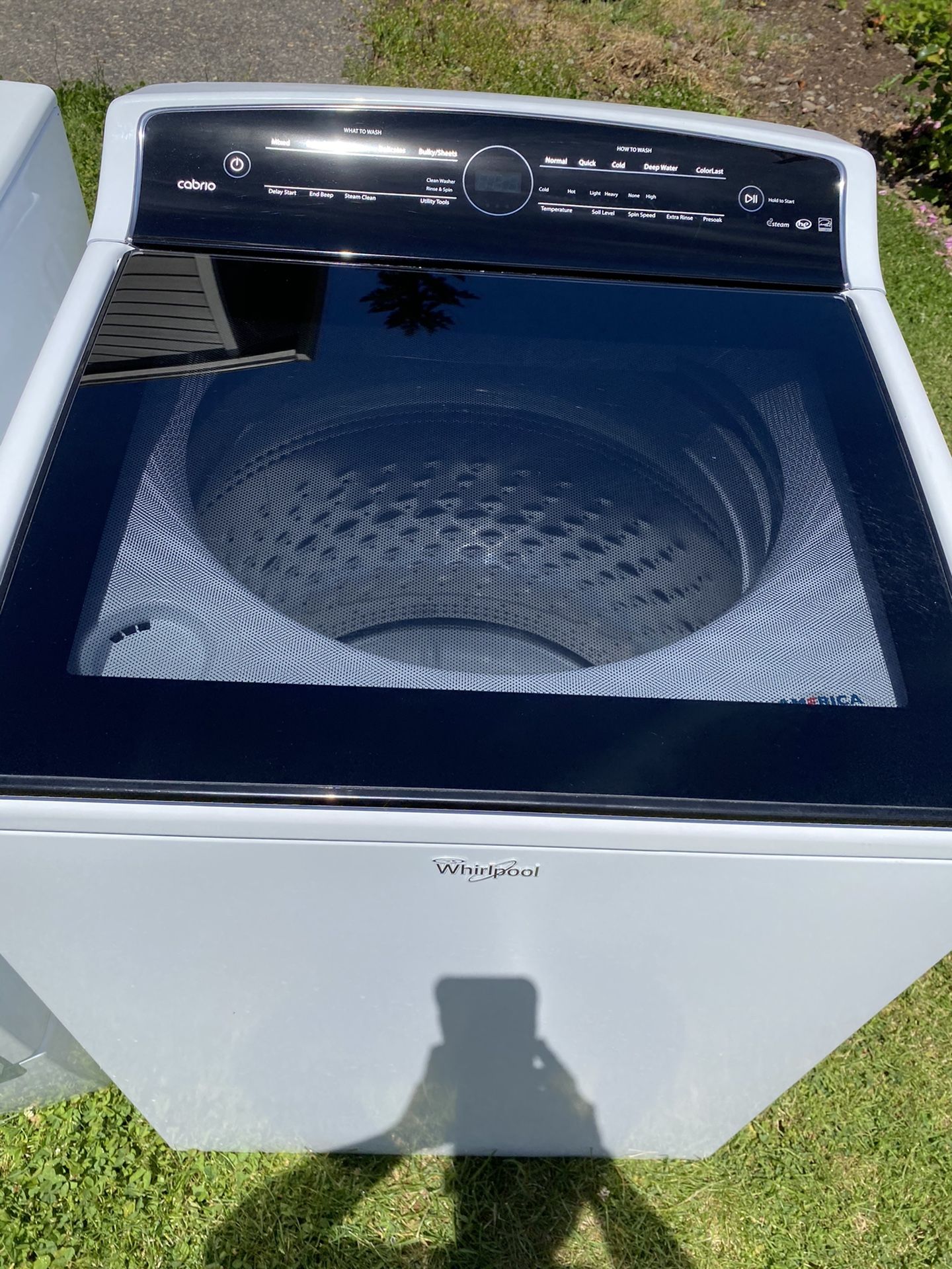 Whirlpool Smart Touchscreen Heavy Duty Washer And Maytag 5000 Dryer for