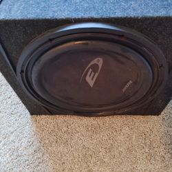 Alpine 12 Inch Speaker In Box