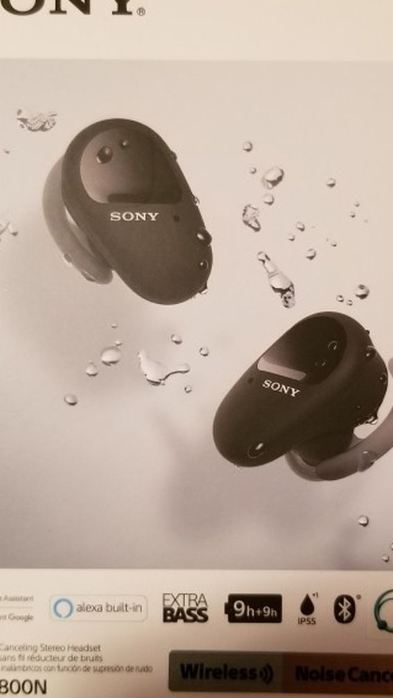 Sony WF-SP800N Noise Cancelling Headphones