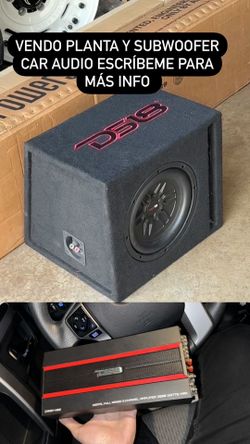 Ds18 Subwoofer And 5 Channels Amp