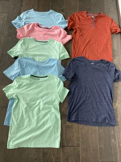 Lot Of 7 Old Navy Boy Size XL-TG 14-16 Shirts 
