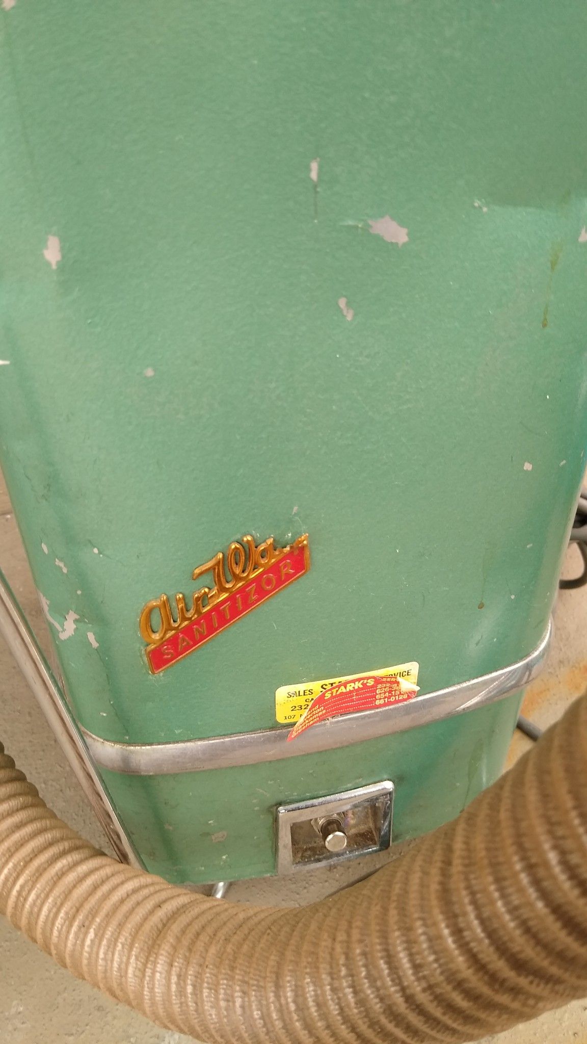 Vintage AirWay Sanitizor canister vacuum cleaner model 77 MCM for Sale in Portland, OR OfferUp