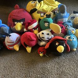 Angry Birds Plush Lot 