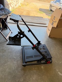 Gaming stand for wheel and pedals