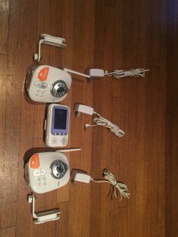 Vtech Baby Monitor Set - VM321 PU Monitor & (2) VM301 BU Cameras