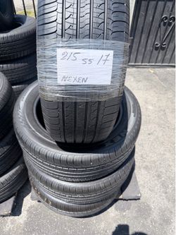 215/55/17 Nexen Set Of 4 Tires Like New 98% Tread Life Installed And Balanced // ¡Variedad De Llantas Como Nuevas Pregunte Por Su Medida!
