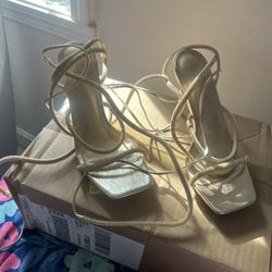 gold heels 
