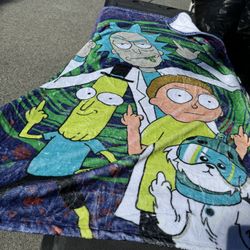 Rick And Morty Blanket