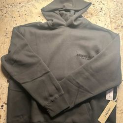 Black Essential Hoodie 