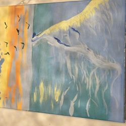 Original Sunset Painting 