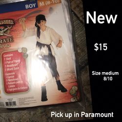 Pirate boy costume