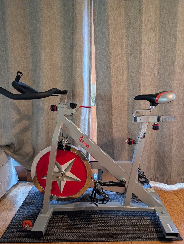 Sunny Exercise Spin Bike With Cadence Sensor