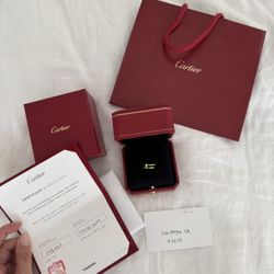 Cartier JUC Juste en Clou Yellow Gold Ring Nail sz 52 Small Model