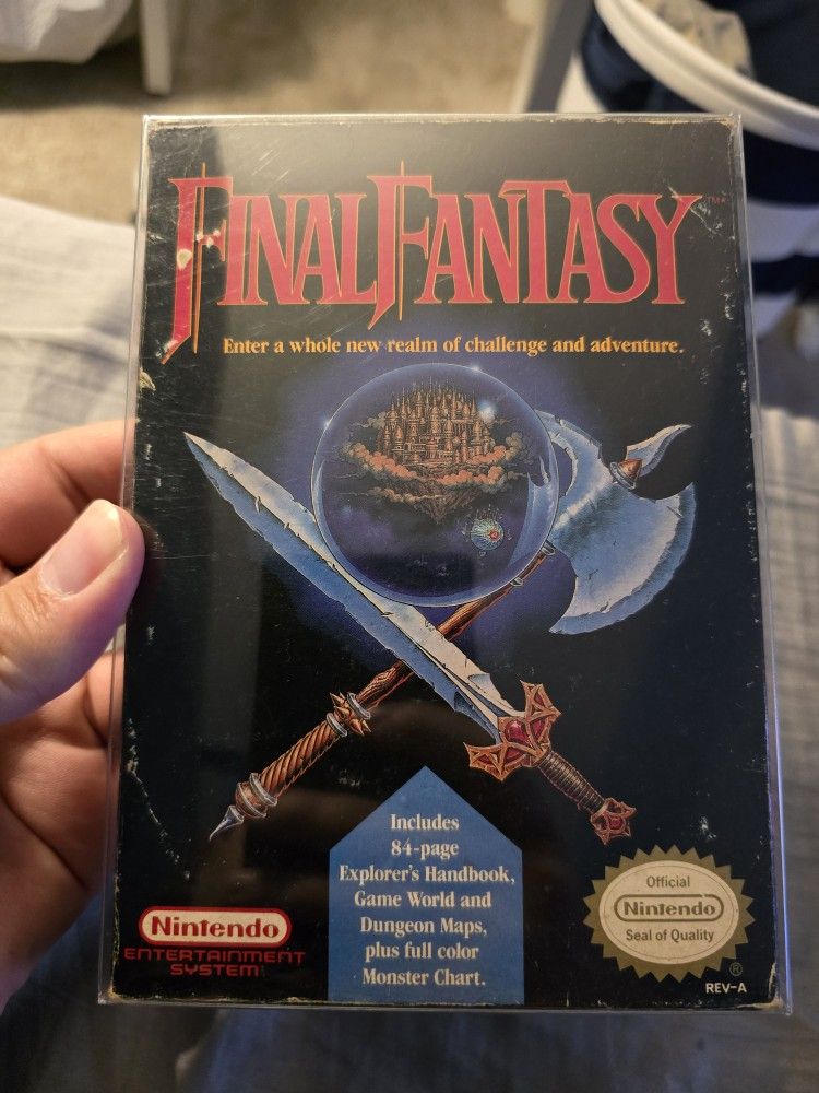 Final Fantasy NES (Box Game And Manual)