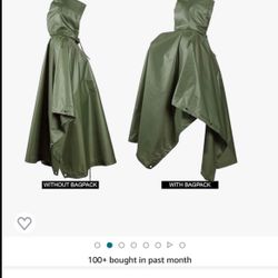 FWG Rain Poncho Waterproof Raincoat For Adult Available 6 $20 Each