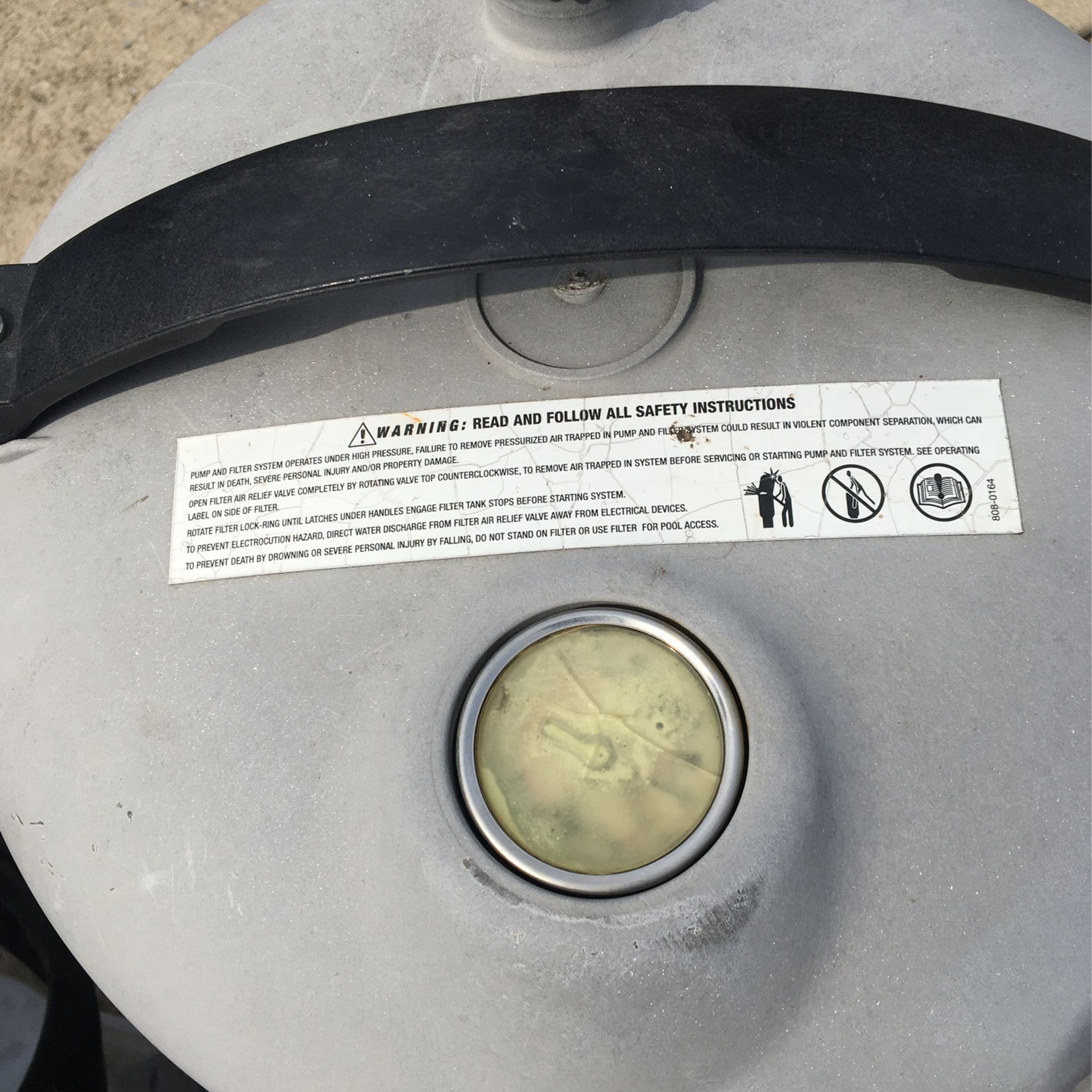 Malibu cartridge filter $180 With Ring center