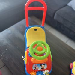 Disney's Mickey & Friends Activity Gears Mickey Mouse Ride-On by Kiddieland