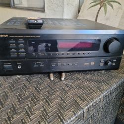 7 channel Dennon receiver with manuel and remote still like new 