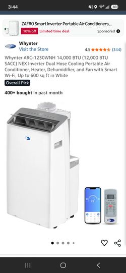 Portable A/C, Heater, Dehumidifier