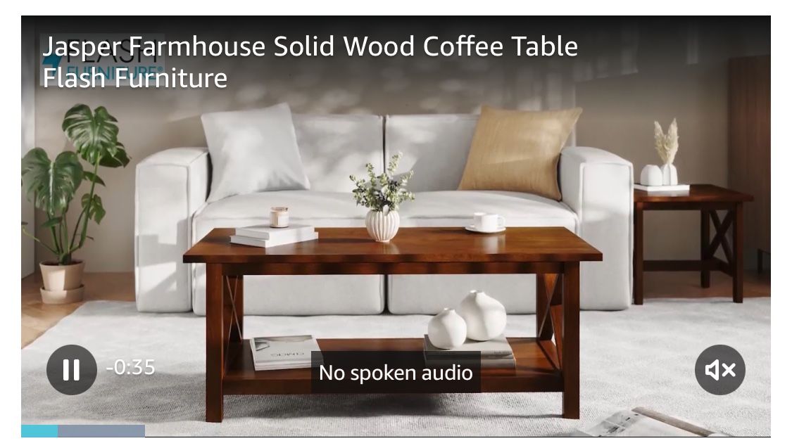 BRAND NEW IN BOX COFFEE TABLE