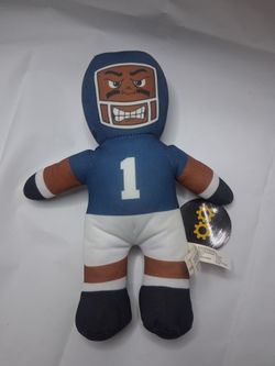Football Player Plush Stuffed Toy Figure vintage