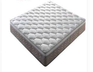 Queen 12” thick pocket coil pillow top mattress. Comes in a box. Tax included. Free local delivery.  Mattress only-$199 Mattress & box spring-$265
