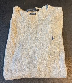 Polo Ralph Lauren 100% Silk Cable Knit Sweater