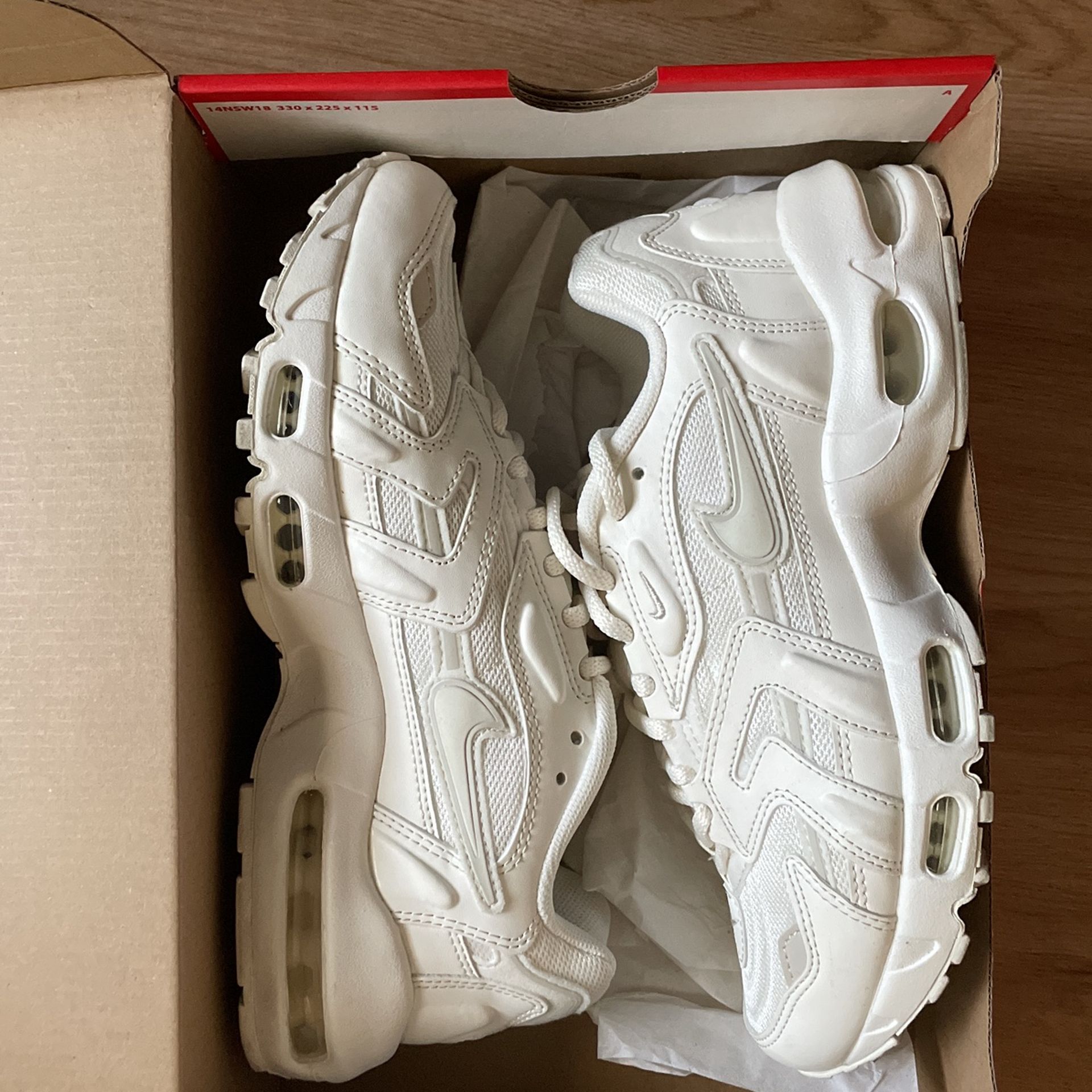 Nike Air Max 96 Triple White Women’s 10 Men’s Size 8.5