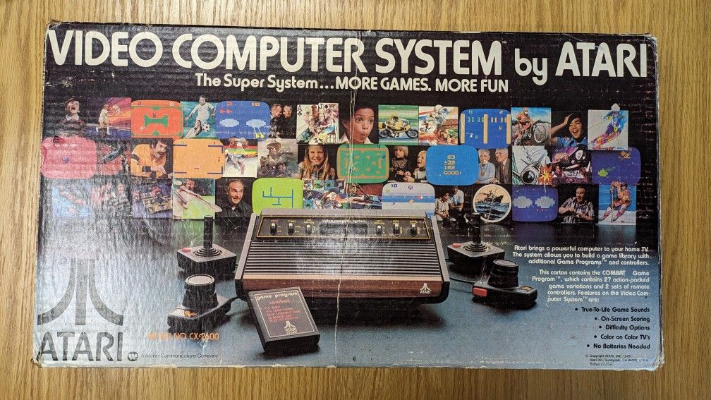 Atari 2600 Video Game System 