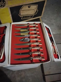 vintage Sheffield Cutlery Stainless Steel Treasure Chest