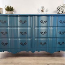 Refinished French Provincial Dresser 
