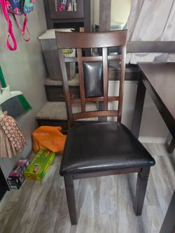 Espresso dining room table