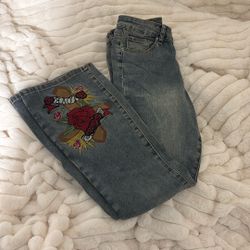 Embroidered Jeans
