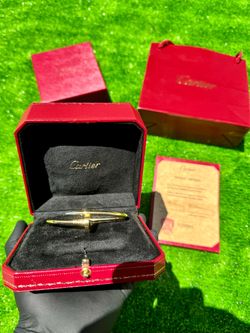 Cartier Gold Nail Bracelet