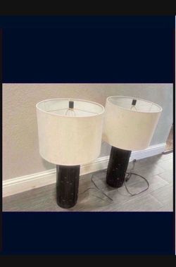 Pair of lamps from Ashley in good condition  $70