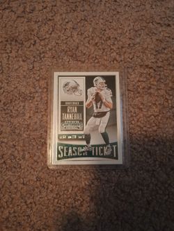 Ryan Tannehill Football Card