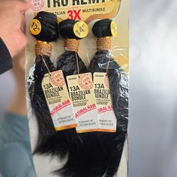 3 pcs weft Human hair bundles brazilian human hair  12"14"16" new  hair extensions