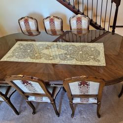 European Living Room Plus Dining Room Set. 