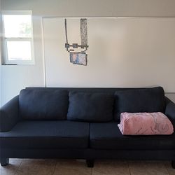 Dark blue couch