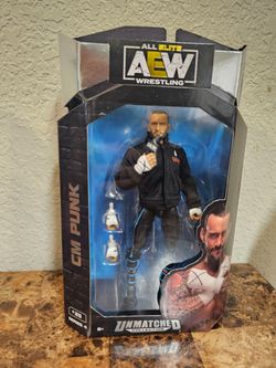 New Sealed Series 4 All Elite Wrestling AEW Unmatched Series CM Punk Figure #25